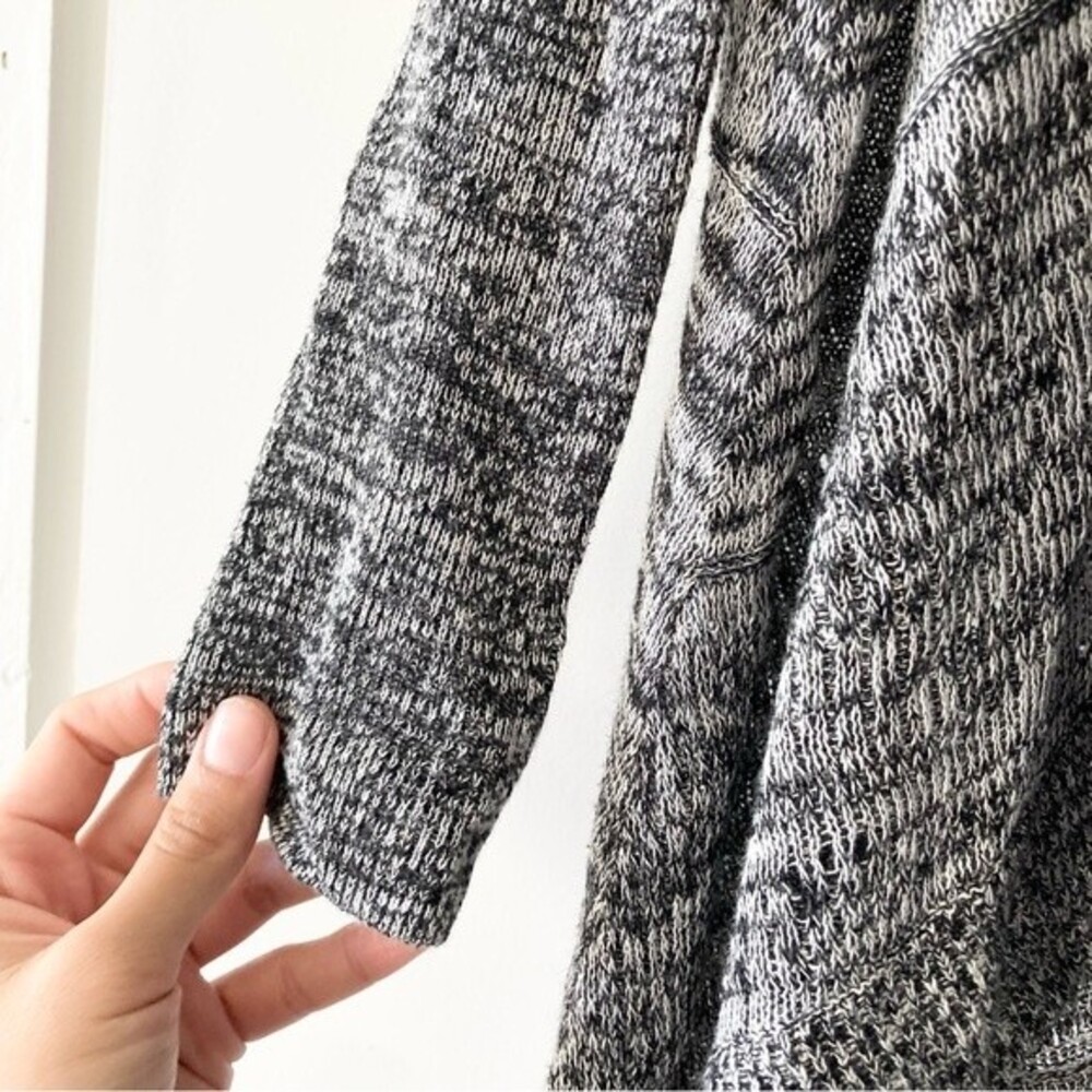 sparrow gray cardigan linen blend‎ size small casual work career wear comfy - Picture 2 of 5